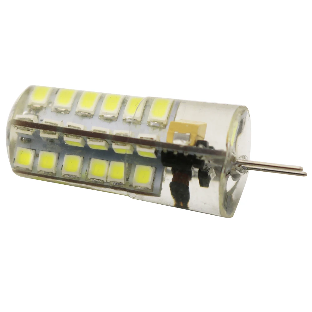 10 шт. Led 12 В G4 лампа Светодиодная AC DC 4 Вт 48LED SMD 2835 прожектор 360 Угол луча Замена для