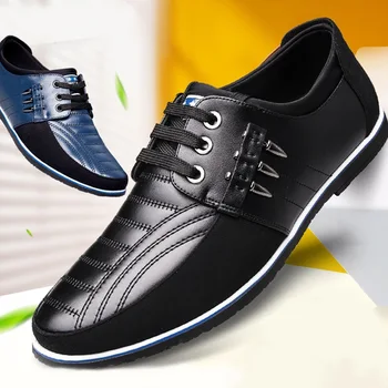 

Leather Shoes Men Hot Sale Mens Shoes Casual Lace-up Autumn Men Leather Shoes Driving Flat Man Genuine Leather Shoe Luxury