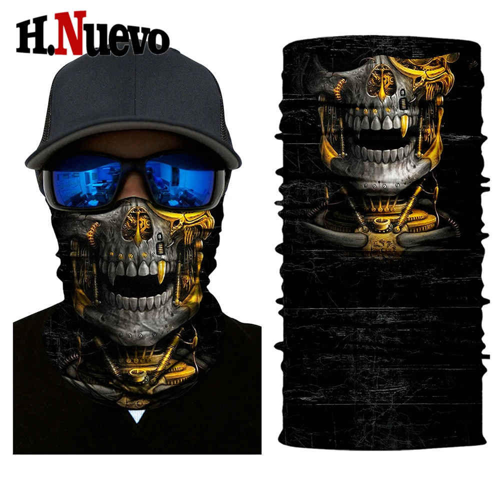HR040758 for motorcycle skull face mask balaclava winter biker masque bandana