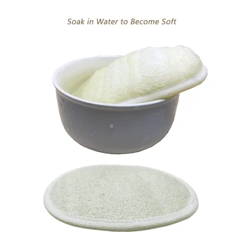 

1PCS New Natural Loofah Bath Shower Body Washing Sponge Scrubber Exfoliator Pad Back Scrubber Bath brush S10DI5