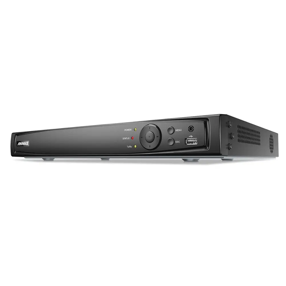 - ANNKE 16CH 4K POE NVR Recorder For CCTV Kit VGA Security System NVR For 1080P3MP5MP8MP4K POE IP Camera Onvif NVR H265