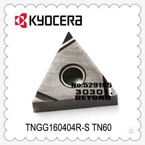 Kyocera TNGG160404R-S TN60 TNGG160404 TNGG 160404 utensili tornio токарный инструмент 10 шт. оригинальные лезвия катбиде вставки токарный станок резак