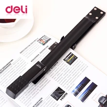 Deli Long Arm Stapler 0334 metal Special A3 Sewing Machine Staple Lengthening Stapler Paper Stapling Office Stapler Bookbinding pocket xiaomi lemo stapler nail storage stapler nail remaining quantity reminder cute stapling machine white
