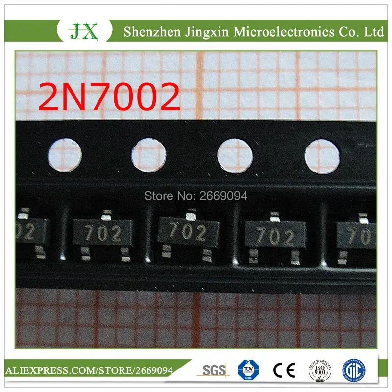 1000 шт. 2N7002LT1G SOT23 2N7002 SOT SMD 702 малый сигнал MOSFET 60 в 115 мА N-канальный Новый и