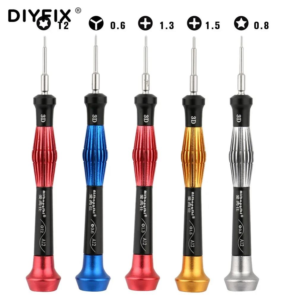 3D Магнитная отвертка 0 8 Pentalobe Y0.6 1 5 3 Phillips T2 Torx для iPhone XR XS открывание мобильного