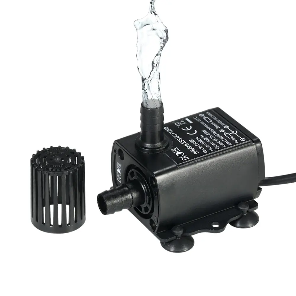 Ультра тихий мини USB DC5V 4 8 Вт 300л/ч подъемник Бесщеточный Водяной насос