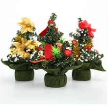 

PVC Mini Christmas decorations Christmas trees Christmas decorations fine decorations small trees decorations 20x18cm