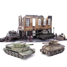 DIY 3d трудно Военный танк ветер головоломки модель Бумага обучения и образовательные Популярная игрушка для мальчика и ребенка и взрослых best подарок