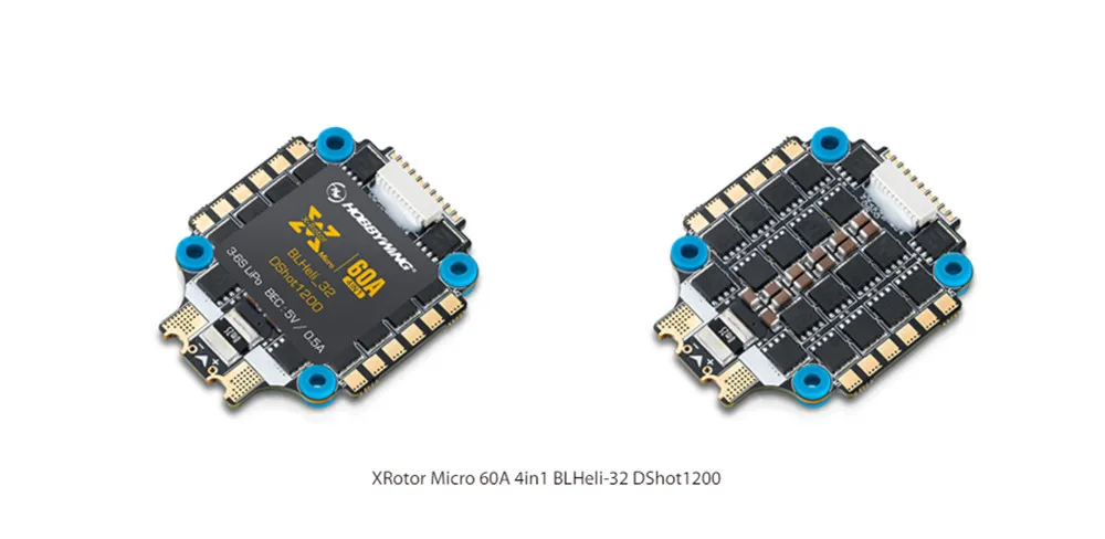 Hobbywing XRotor Micro 60A/40A 3-6S 4 в 1 ESC Blheli_32 DSHOT1200 FPV Бесщеточный ESC w/XRotor F4 G3 Контроллер полета для FPV