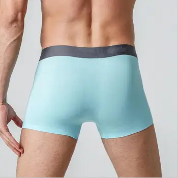 

Modal One Piece No Trace U Convex Sexy Men Boxer Soft Breathable Underwear Male Comfortable Solid Panties Underpants Shorts