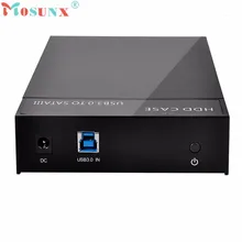 Reliable USB 3.0 External 2.5 3.5inch SATA Hard Drive Enclosure SSD HDD Disk Case US Standard