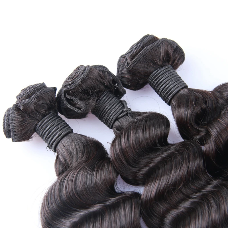 Hot Beauty Hair brazilian hair weave bundles funmi double drawn remy human hair ocean wave curly bundles  (6)