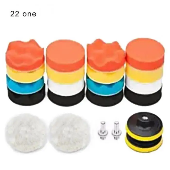 5/7/8/11/19/22/31pcs Car Foam Dirll Polishing Wheel Pad Kit for Car Polisher Auto Accessories NJ88