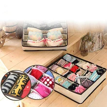 New arrival 4Pcs Underwear Socks Tie Bra Glove Closet Organizer Storage Box Drawer Container AC3A