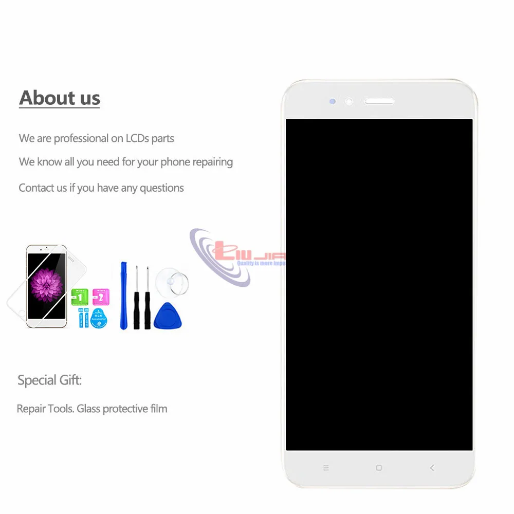 Tanie Jakości dla Xiao mi mi A1 mi 5X wyświetlacz LCD ekran dotykowy wysokiej montaż Panel wymiana naprawa części nowy ekran dotykowy