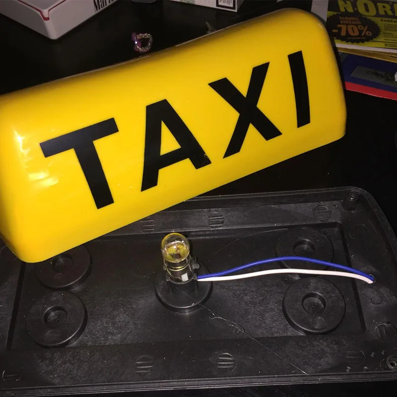 led taxi top light