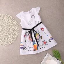 Infantil/Вечерние Платья с цветочным узором для маленьких девочек; торжественное платье подружки невесты для свадебного торжества; Повседневное платье на крестины