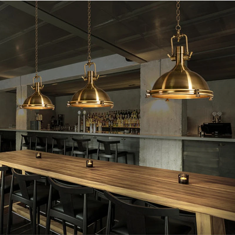 

American vintage loft chain pendant light country restaurant heavy metals industry lamp the wind restoring ancient ways robles l