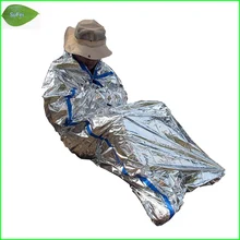 ES01 аварийное спасательное фольгированное тепловое спасательное одеяло первой помощи аварийный спасательный пакет 200 см* 100 см