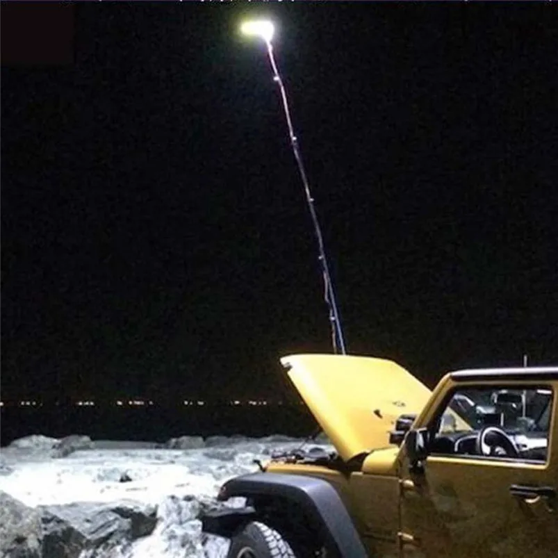 1PC Outdoor Camping Night Light Telescopic COB Rod LED Fishing Outdoor Camping Lantern Light Lamp Hiking BBQ 30MR145