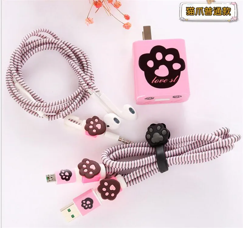 

2018 new for Huawei p10 p20 pro data cable case for mate10 pro phone charger protection line earphone winder