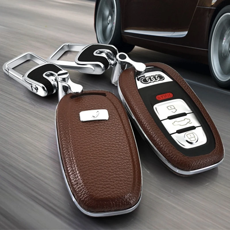 

car Key Cover Case fob holder For Audi A4 A4L A5 A6 A6L Q5 RS7 S7 A7 A8 Q5 S5 S6 Shell Remote Styling Accessorise