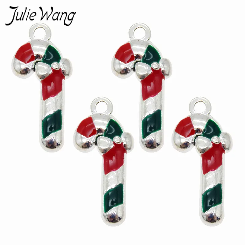 Julie Wang 10 дюймов искусственный сплав капает рождественские палочки костяшки для
