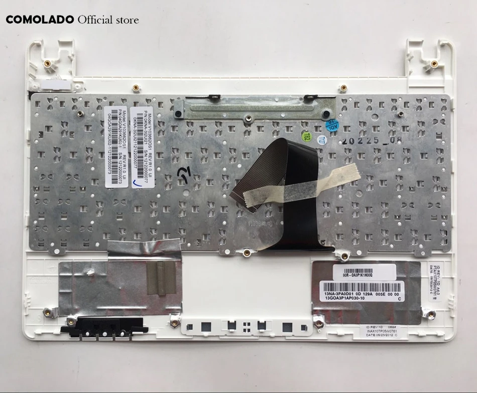 US English Keyboard For Asus EeePC SeaShell X101 X101H X101CH Whie With C Case Keyboard US Layout (2)