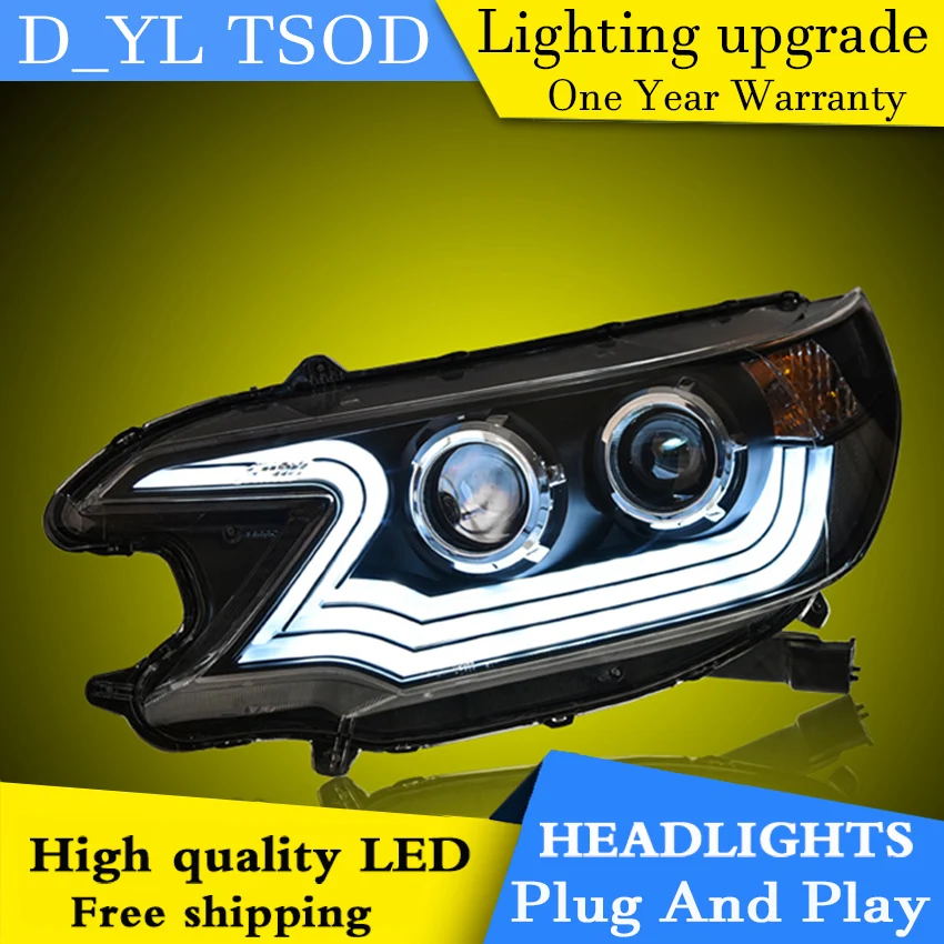 

Car Styling Headlights for Honda C-RV 2012-2014 LED Headlight for C-RV Head Lamp LED Daytime Running Light LED DRL Bi-Xenon HID