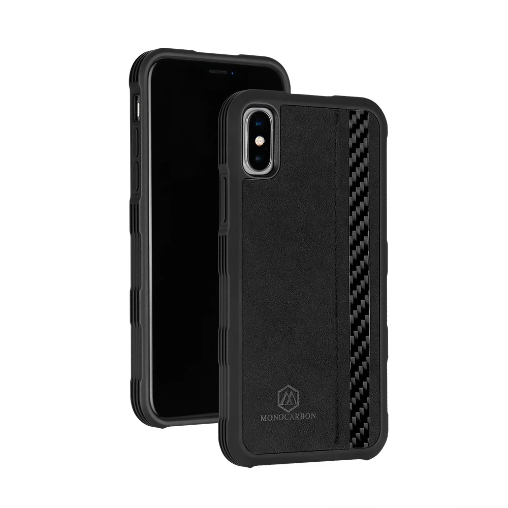 2018 новейший противоударный чехол для iPhone X Alcantara + роскошный Премиум из настоящего