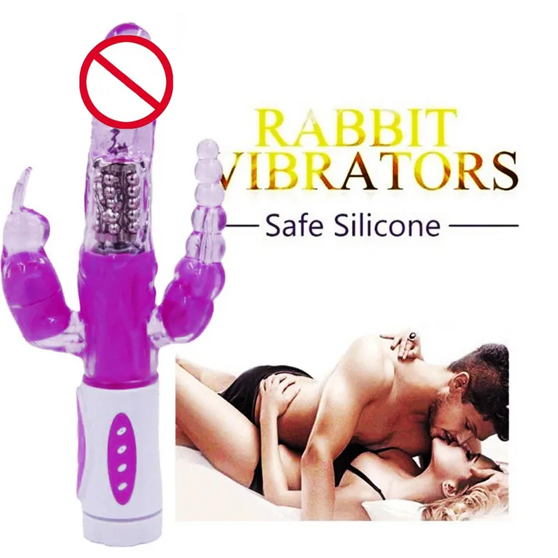 Personal Massager Rabbit Vibrator Adult Sex Toy Thrusting Rabbit Vibrator Dildo G-spot Multispeed Massager Female  (3)