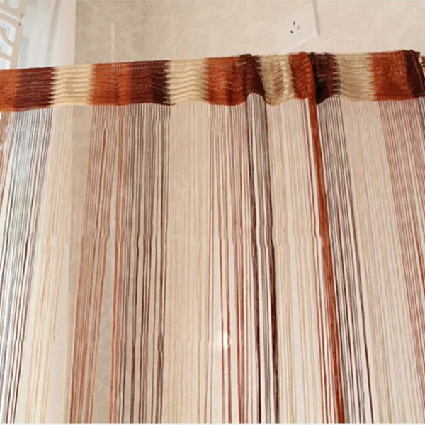 

Window Curtain Line String Tassel Door Room Divider Scarf Valance 1Mx2M Door Window Screens For Living Room