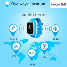 Fu y Bill 2017 New kids A6 font b smart b font Watch gps Children font