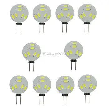 G4 Led Gloeilamp 1W Dc 12V 5730 6 Led 100LM Bureau Wandlamp Nachtlampje Wit Warmwit decoratieve Helderder Led Bi-Pin 10 Pcs G4 Led Gloeilamp 1W Dc 12V 5730 6 Led 100LM Bureau Wandlamp Nachtlampje Wit Warmwit decoratieve Helderder Led Bi-Pin 10 Pcs