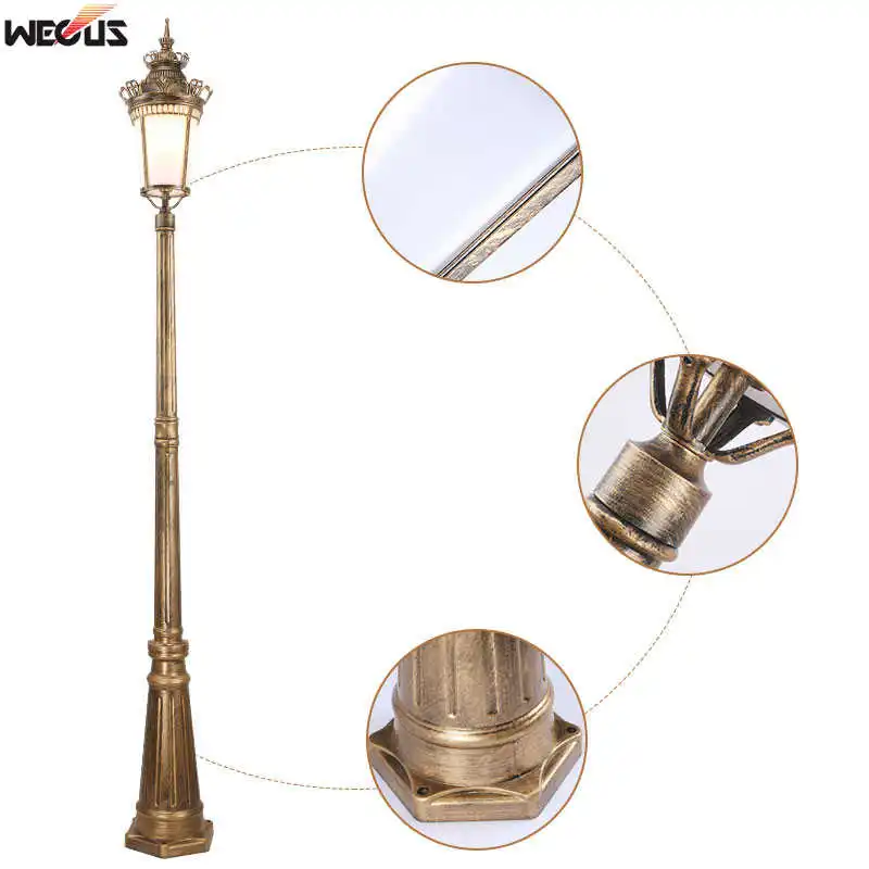 Solar Garden Lights Led Lamp Led Street Lamp European Antique Courtyard Landscape Garden Scenic Road Villa Street Lights