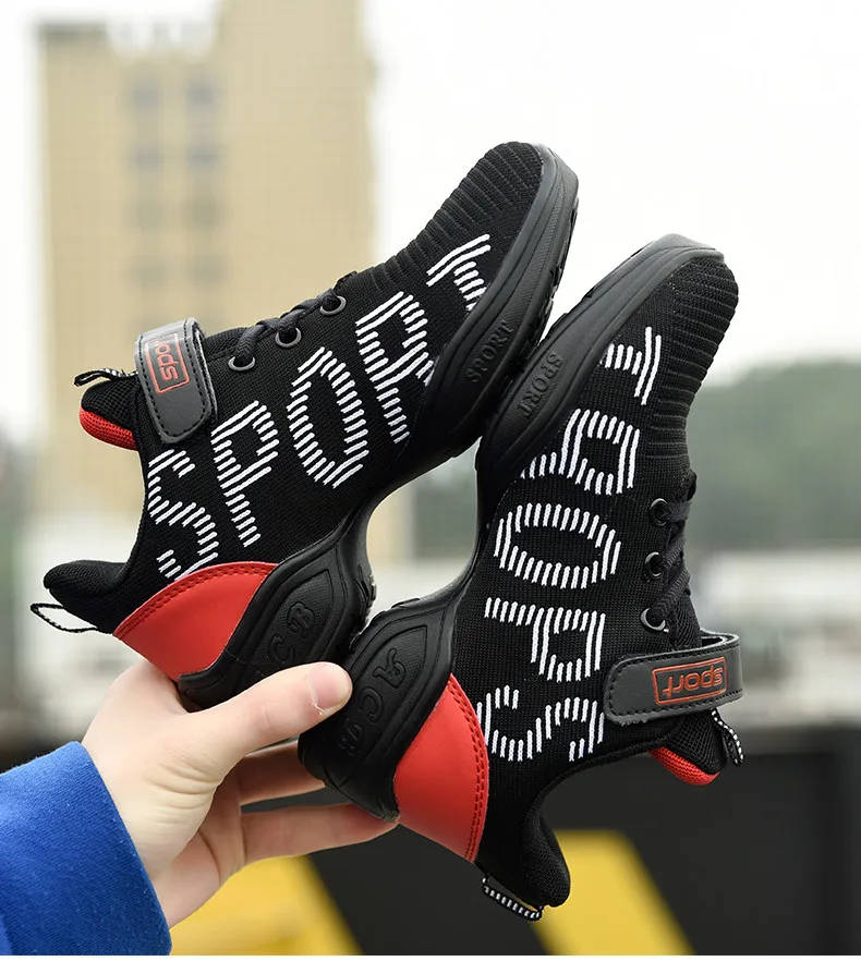 Kids sneakers For Girls Dance shoes children's aerobics shoes soft bottom fitness sports shoes Jazz Modern square dance shoes (1)