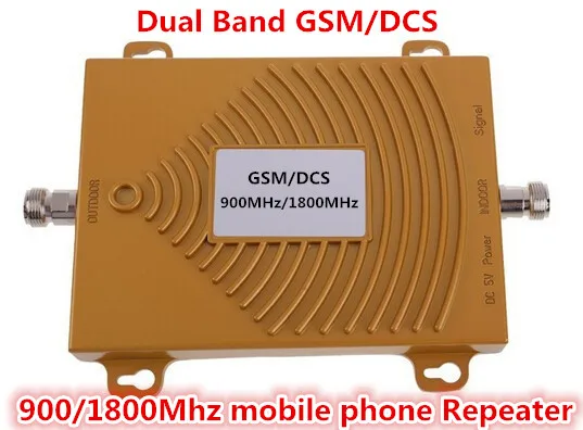 

Mini GSM/DCS 900/1800MHZ Booster Dual Band Signal Booster Amplifier RF Repeater Kit for Mobile Phone GSM Signal Booster Repeater
