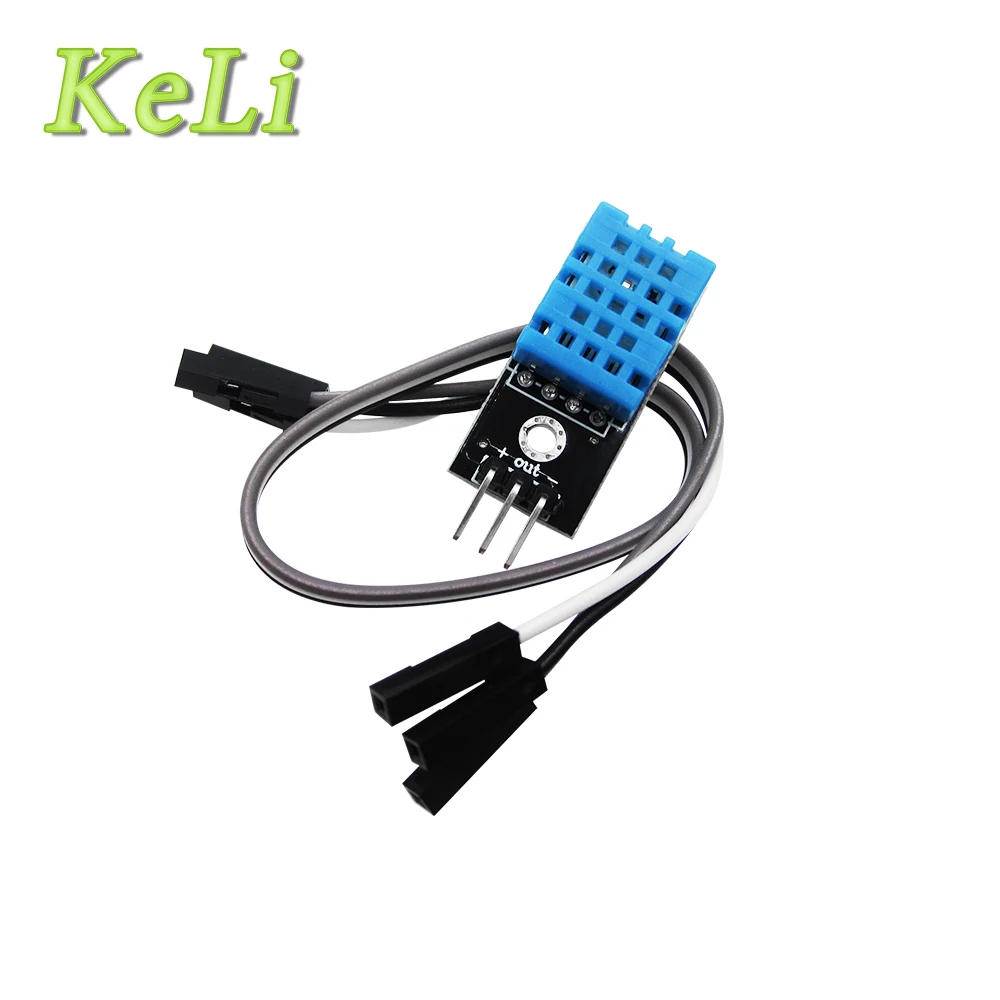 

5PCS DHT11 Temperature and Relative Humidity Sensor Module With Cable 100% new original