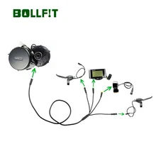 Электрический велосипед Bollfit Bafang с центральным приводом, комплект eb-автобусного кабеля, BBS мотор eb-автобус 1T4 BBS01/02 BBSHD Электрический велосипед