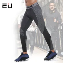 Европейские мужские брюки для бега быстросохнущие мужские повседневные штаны Тренировочные Колготки высокого качества спортивные Леггинсы мужские Компрессионные Леггинсы
