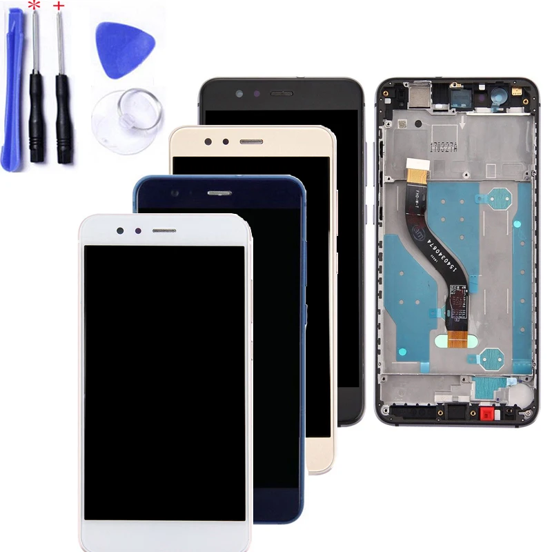 

With Frame 5.2" For HUAWEI P10 Lite WAS-LX1 WAS-LX1A WAS-LX2 WAS-LX3 LCD Display Screen Touch Ditigizer Assembly LCD Screen