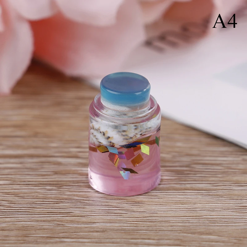 Горячая 1 шт. Лизун для детей DIY Набор для моделирования Глина аксессуары звезда стеклянная бутылка наполнитель для прозрачных/пушистых коробочка с грязью популярные игрушки - Цвет: A4