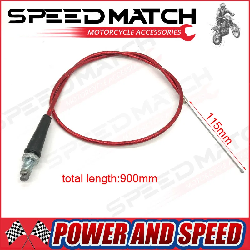 Red Throttle Cable For Chinese Pit Dirt Motor Bike Motorcycle XR50