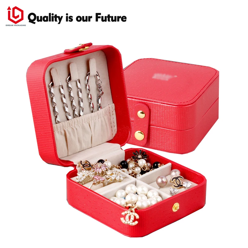 

Luxury custom printing Earrings box with magnetic closure Mini Decor packaging quality box -id packaging-free design