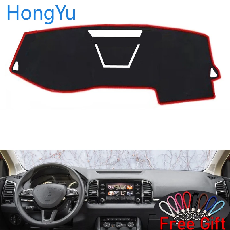 

For Skoda KAROQ 2018 Interior Accessories Auto Car Dashboard Cover Dash Mat Board Pad Carpet Dashmat Anti-UV Mats