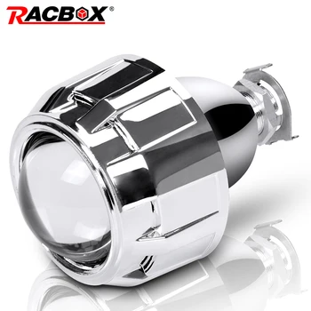 

RACBOX WST 2.5 inch Motorcycle Bi-xenon HID Projector Lens High Low Beam Fit H7 H4 Headlight for Suzuki Honda BMW Yamaha Sanyo