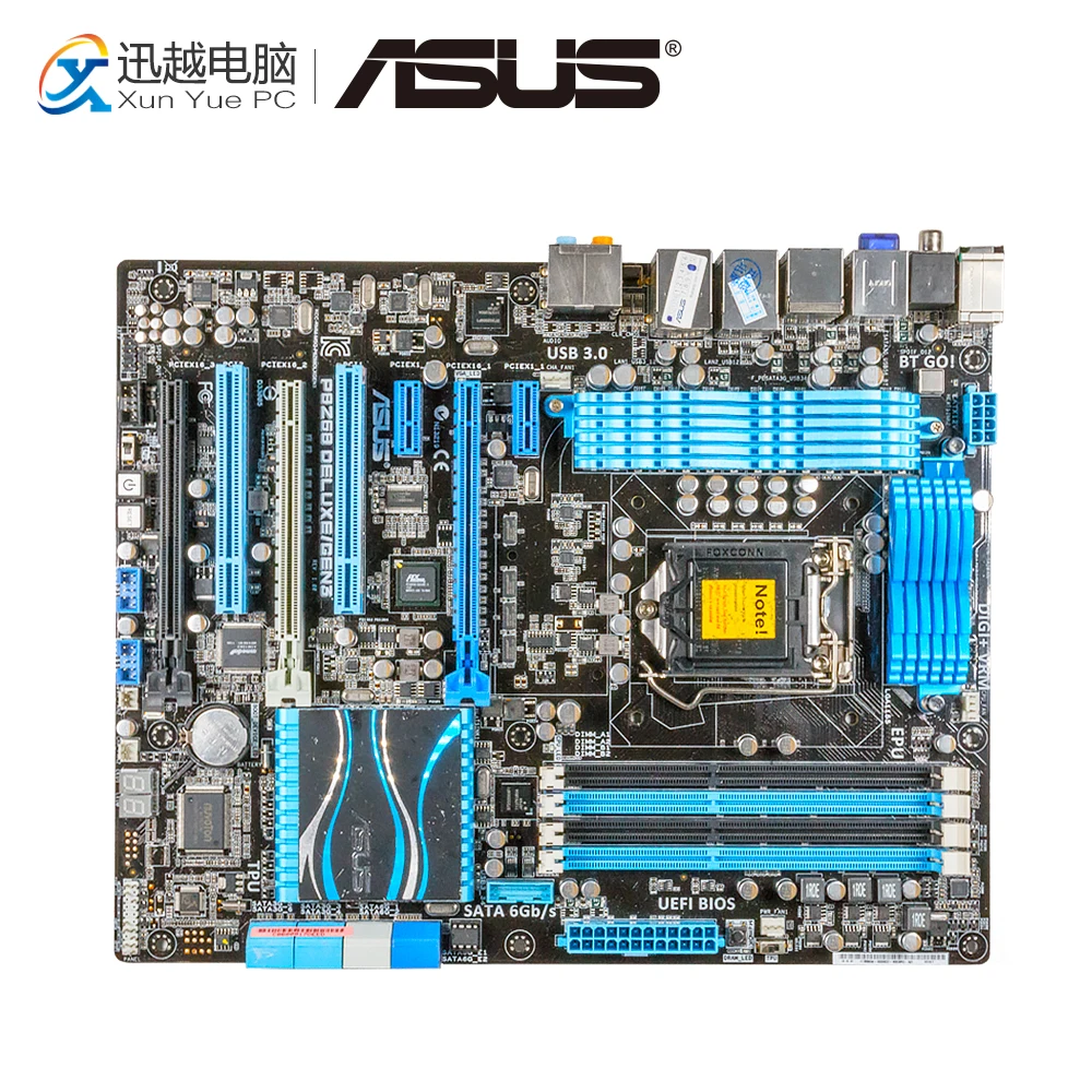 

Asus P8Z68 DELUXE/GEN3 Desktop Motherboard Z68 Socket LGA 1155 i3 i5 i7 DDR3 32G SATA3 USB3.0 ATX