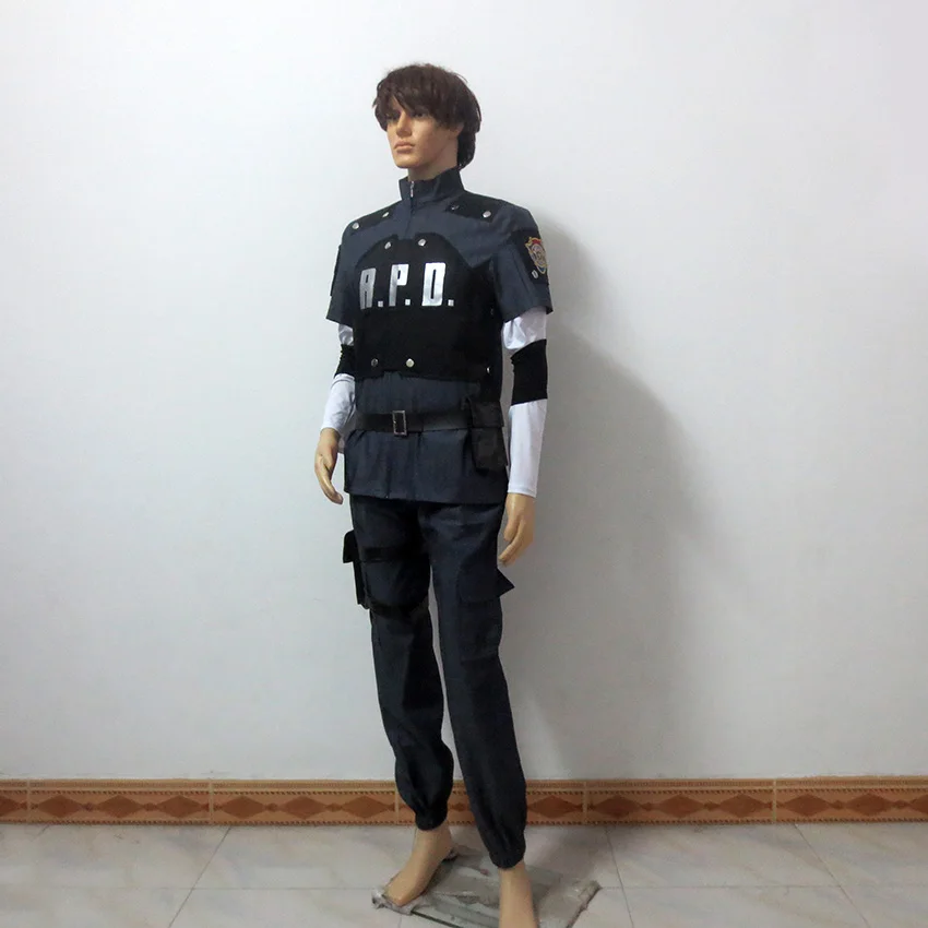 Косплей Костюм Leon Scott Kennedy RPD униформа для рождественской вечеринки костюм