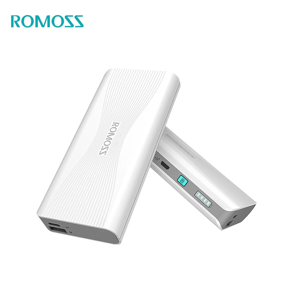

ROMOSS Sense4+ Power Bank 10000mAh QC3.0 PD3.0 External Battery For iPhoneX Xiaomi for S8 Type-C Two way Quick Charge