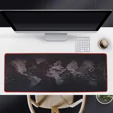 Large Mouse Pad Gamer Big Mouse Mat Gaming Mouse Pad Computer Mousepad Rubber Surface World Map Game Mause Pad Keyboard Desk Mat game pad mouse computador gamer mause pad 700x300x4mm padmouse big high end mousepad ergonomic gadget office desk mats